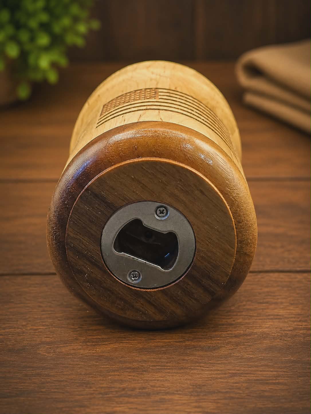 American Whiskey Glass Maple/Walnut