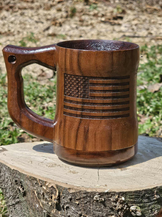 American Flag coffee mug