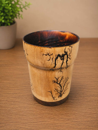 Wizard Whiskey Glass Maple and Walnut